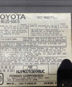 Đầu DVD LEXUS LX570 2008-2012 Bãi Tháo Xe(old)