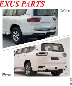  Hình Ảnh Phía Sau,Trước và Sau Khi ĐỘ LAND CRUISER LC300 TRUNG ĐÔNG